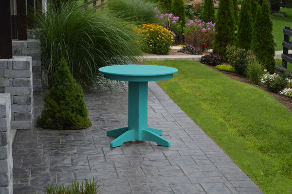 Round or Square Dining Table in HDPE Poly Lumber