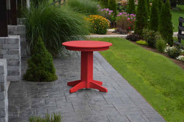 Round or Square Dining Table in HDPE Poly Lumber