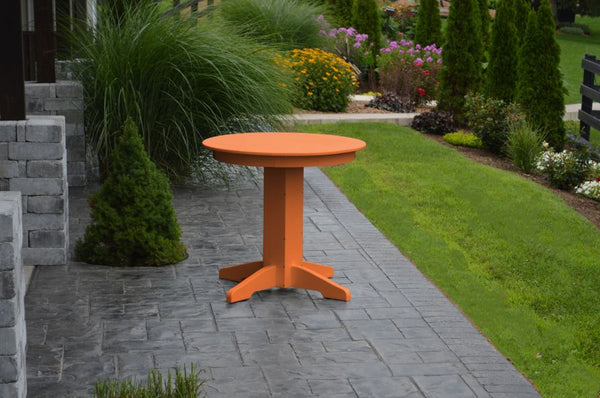 Round or Square Dining Table in HDPE Poly Lumber