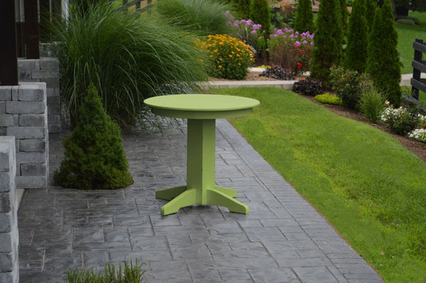 Round or Square Dining Table in HDPE Poly Lumber