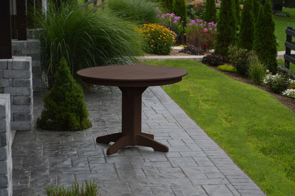 Round or Square Dining Table in HDPE Poly Lumber