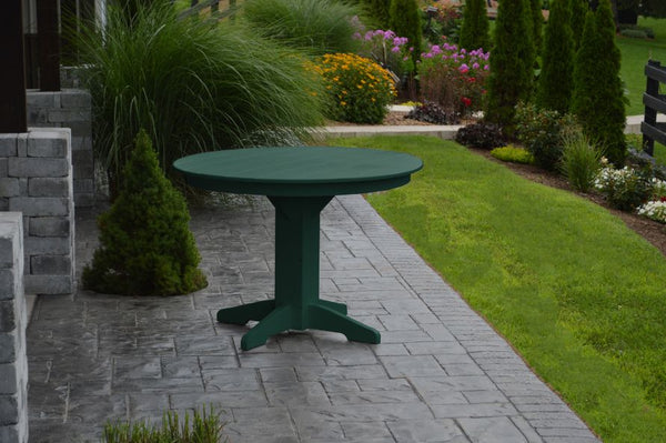 Round or Square Dining Table in HDPE Poly Lumber