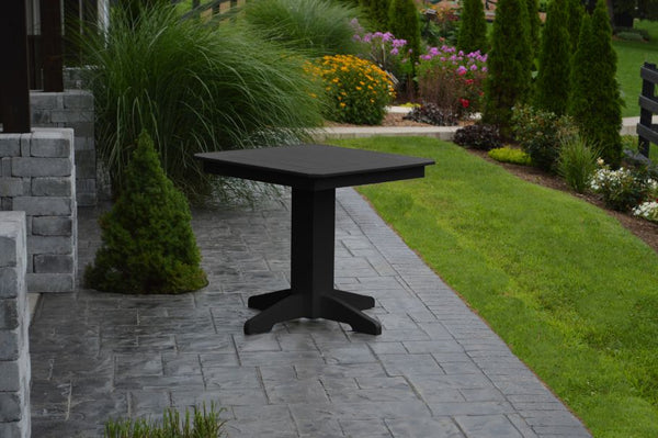 Round or Square Dining Table in HDPE Poly Lumber