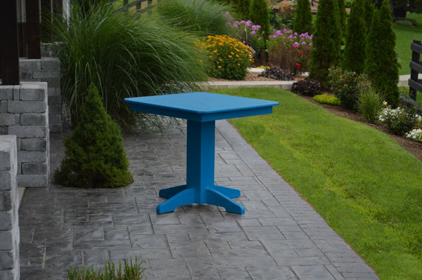Round or Square Dining Table in HDPE Poly Lumber