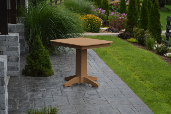 Round or Square Dining Table in HDPE Poly Lumber