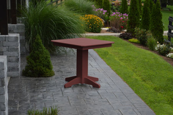Round or Square Dining Table in HDPE Poly Lumber