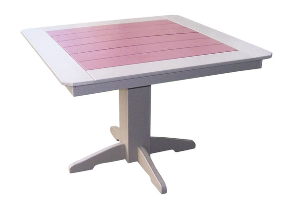 Round or Square Dining Table in HDPE Poly Lumber