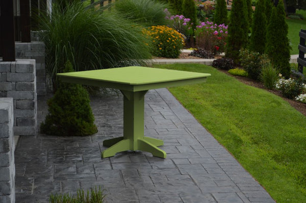 Round or Square Dining Table in HDPE Poly Lumber