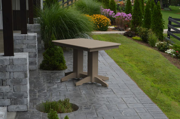 Rectangle Dining Table in Poly HDPE Lumber