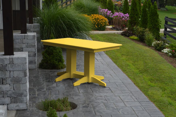 Rectangle Dining Table in Poly HDPE Lumber