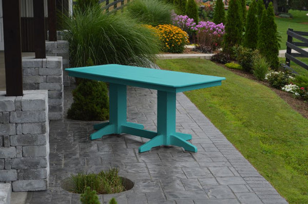Rectangle Dining Table in Poly HDPE Lumber