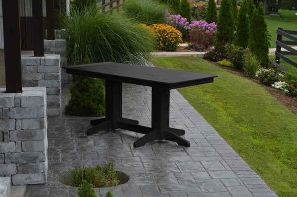 Rectangle Dining Table in Poly HDPE Lumber