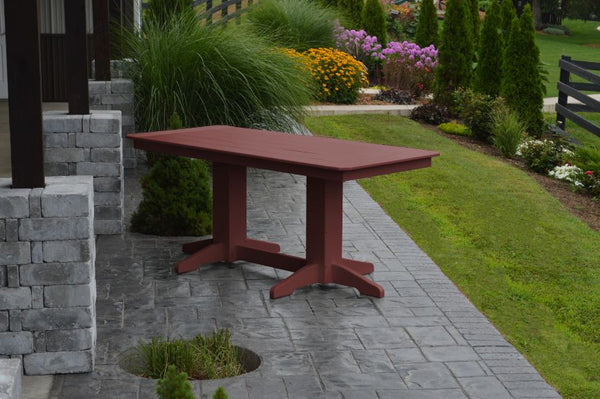 Rectangle Dining Table in Poly HDPE Lumber