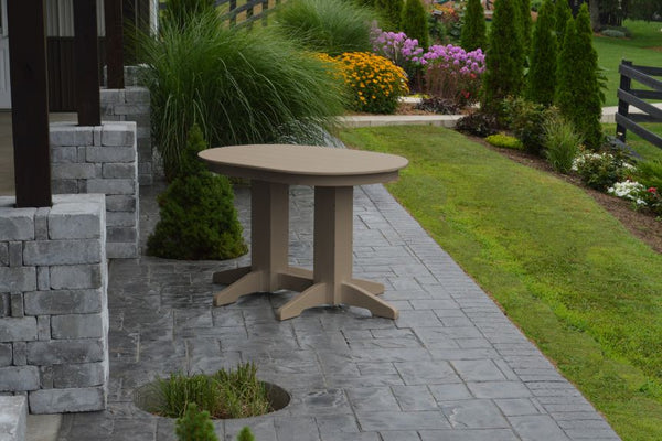 Rectangle Oval Dining Table