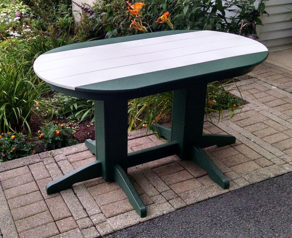 Rectangle Oval Dining Table