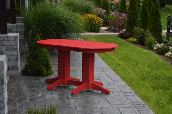 Rectangle Oval Dining Table
