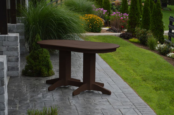 Rectangle Oval Dining Table