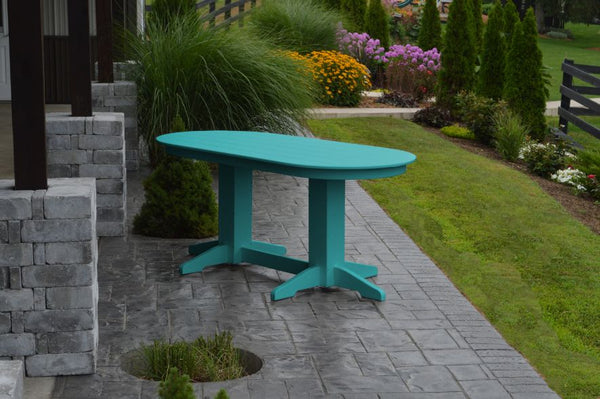 Rectangle Oval Dining Table