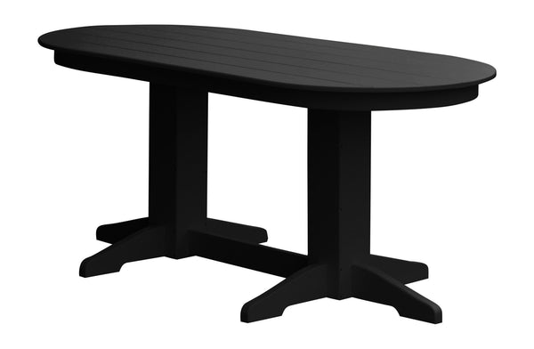 Rectangle Oval Dining Table