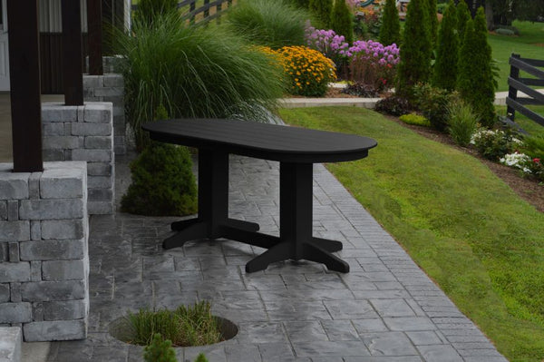 Rectangle Oval Dining Table