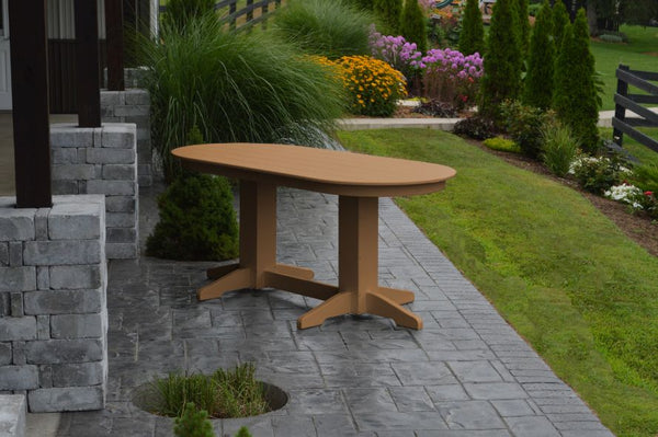 Rectangle Oval Dining Table