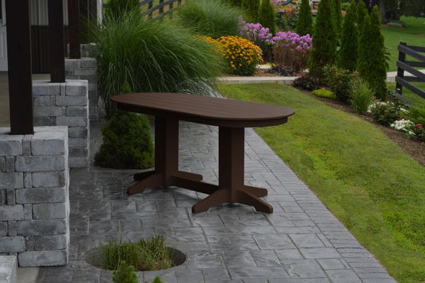 Rectangle Oval Dining Table