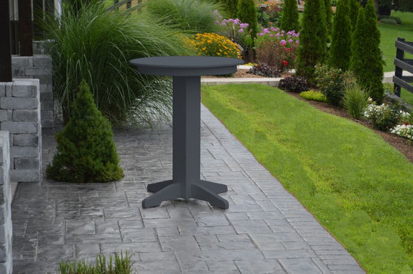 Round/Square Bar Table in HDPE Poly Lumber
