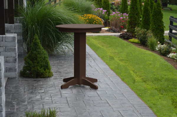 Round/Square Bar Table in HDPE Poly Lumber