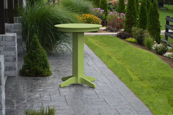 Round/Square Bar Table in HDPE Poly Lumber