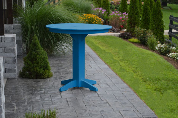 Round/Square Bar Table in HDPE Poly Lumber