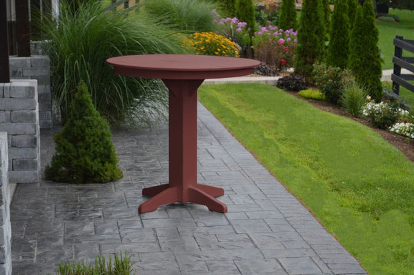 Round/Square Bar Table in HDPE Poly Lumber
