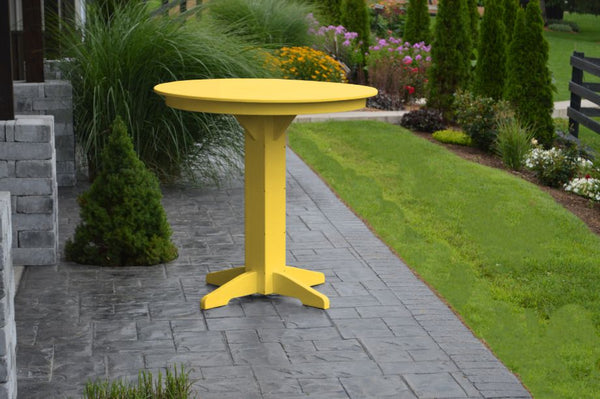 Round/Square Bar Table in HDPE Poly Lumber