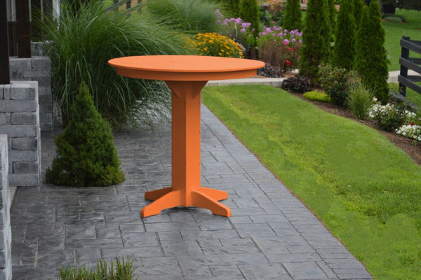 Round/Square Bar Table in HDPE Poly Lumber