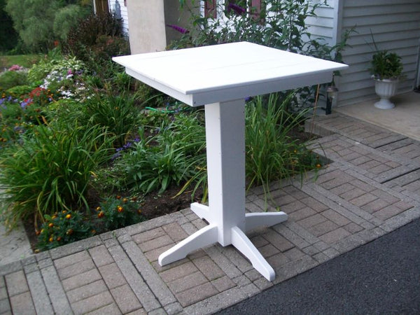 Round/Square Bar Table in HDPE Poly Lumber