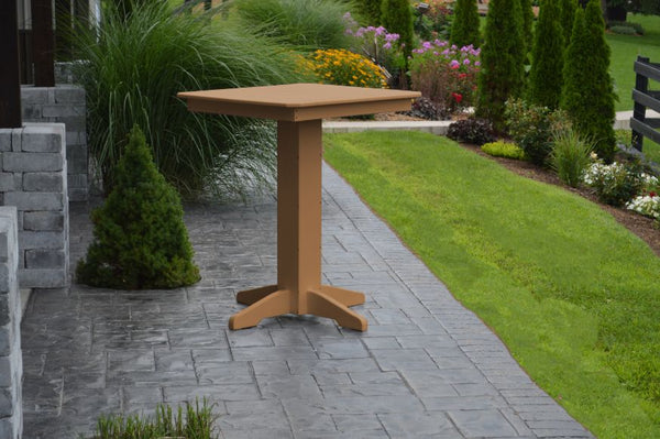 Round/Square Bar Table in HDPE Poly Lumber