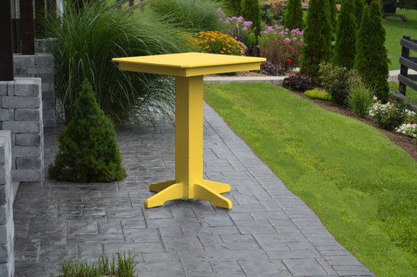 Round/Square Bar Table in HDPE Poly Lumber
