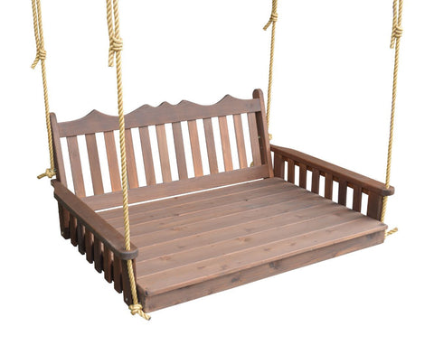 Twin Mattress Royal English Garden Swingbed in Pine 75"