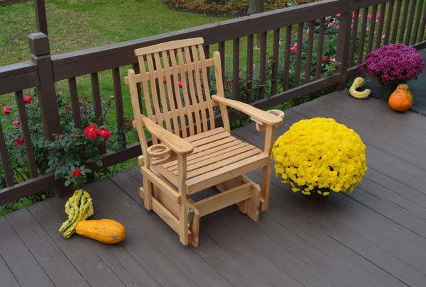 Bent Oak Glider Chair