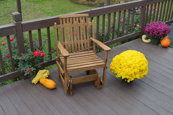 Bent Oak Glider Chair