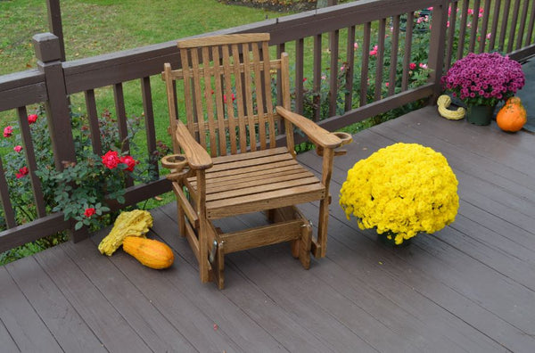 Bent Oak Glider Chair