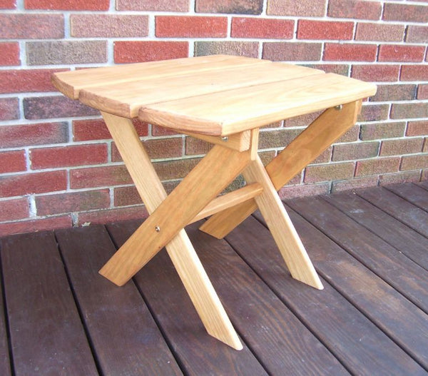 Small Folding End Table in Pine