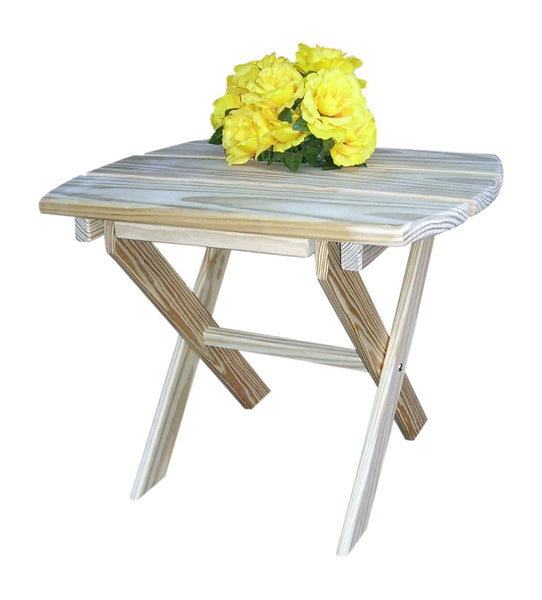 Small Folding End Table in Pine