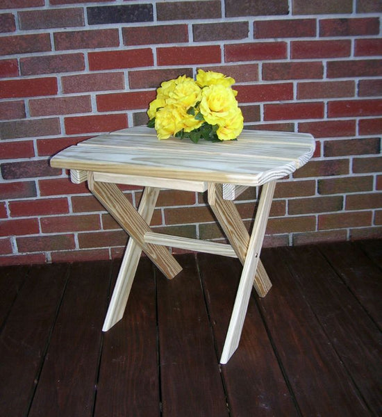 Small Folding End Table in Pine
