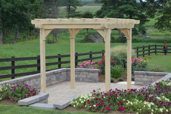 Bradford Pergola with Swing Hangers