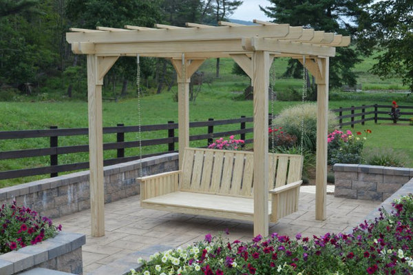 Bradford Pergola with Swing Hangers