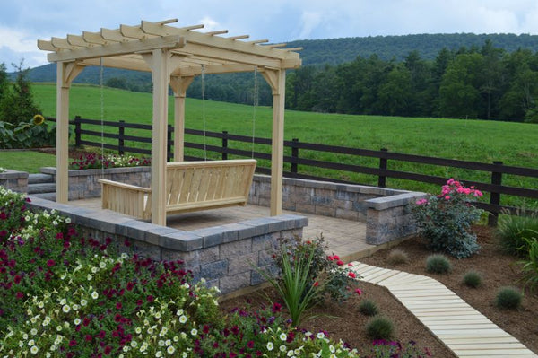 Bradford Pergola with Swing Hangers