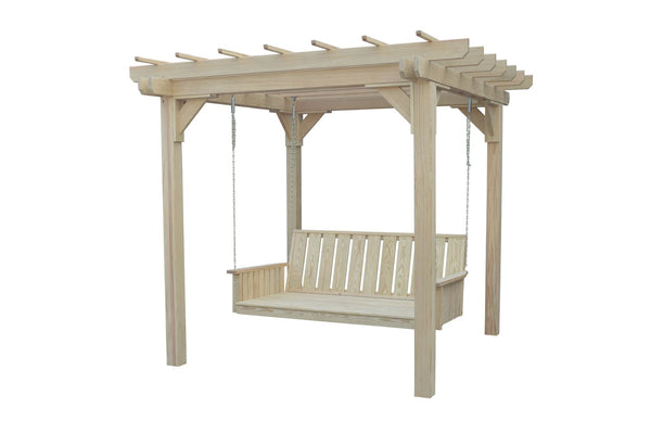 Bradford Pergola with Swing Hangers