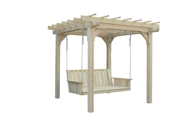 Bradford Pergola with Swing Hangers