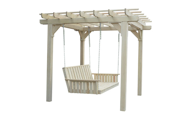 Bradford Pergola with Swing Hangers
