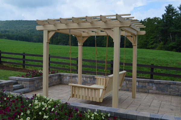Bradford Pergola with Swing Hangers